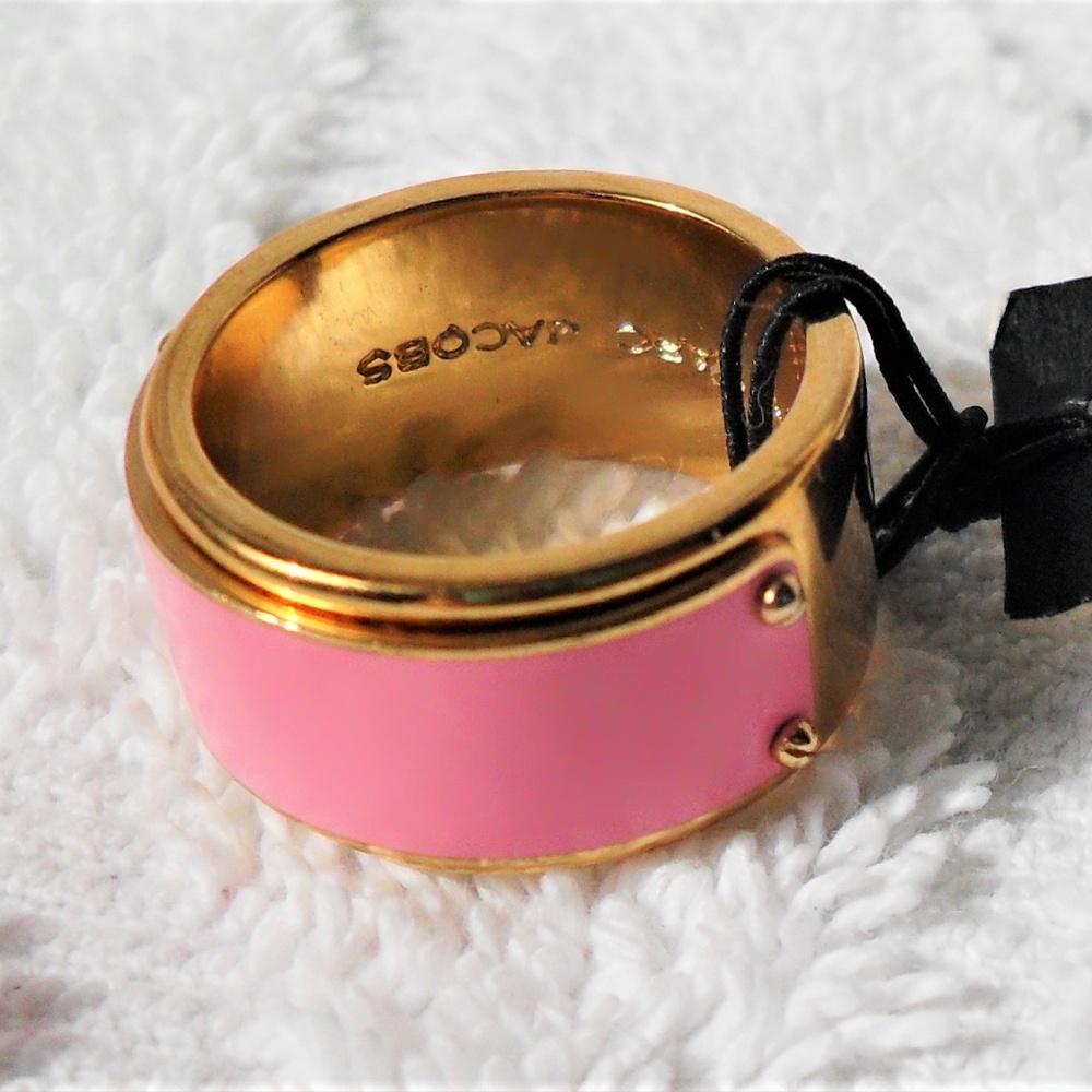 Marc by Marc Jacobs Bright Rose/Gold Ring Size 6